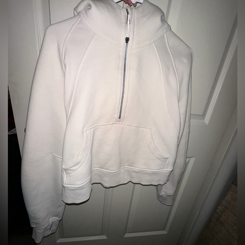 Bone Lululemon Scuba Half Zip Hoodie XS/S